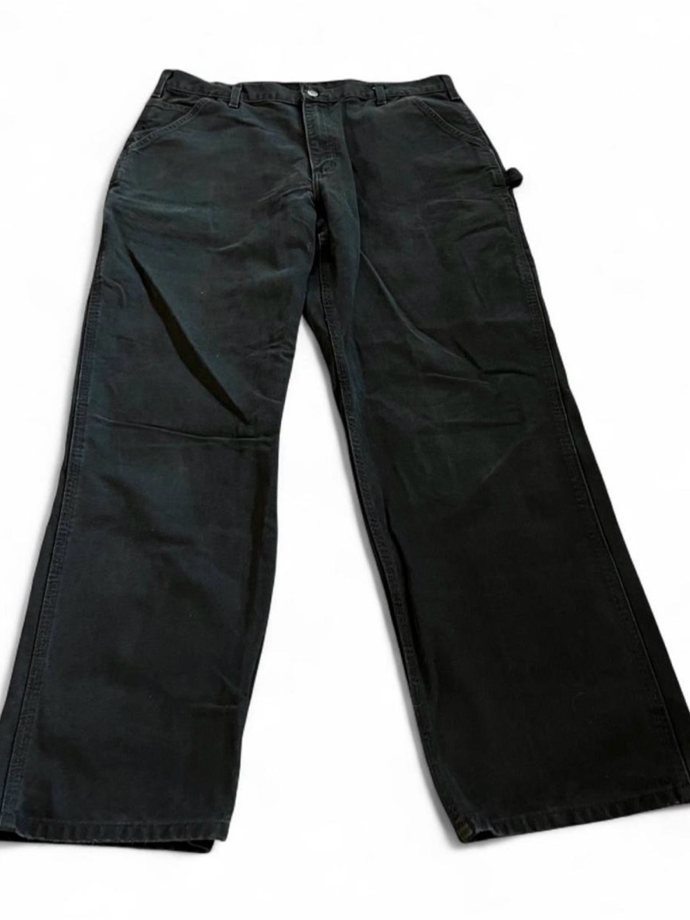 Carhartt Pants Mens 38x34 Black Dunagree Fit Workwear